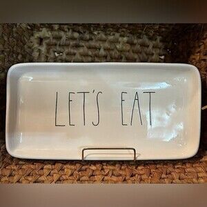 Rae Runn LL Let’s Eat Serving Platter/Tray 2018